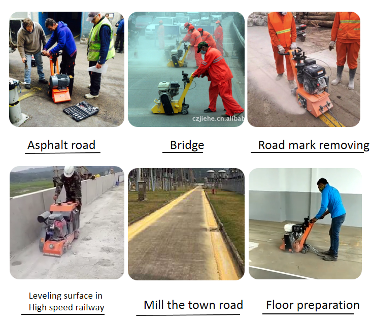 Walk-behind Concrete/Pavement milling machine